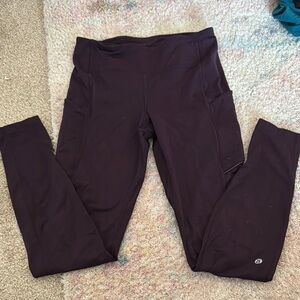 Lululemon Dark Purple Leggings